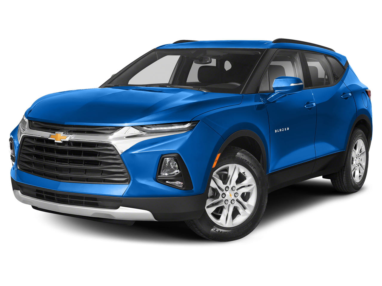 2019 Chevrolet Blazer FWD 4dr w/2LT in Kinetic Blue Metallic — front three-quarter view