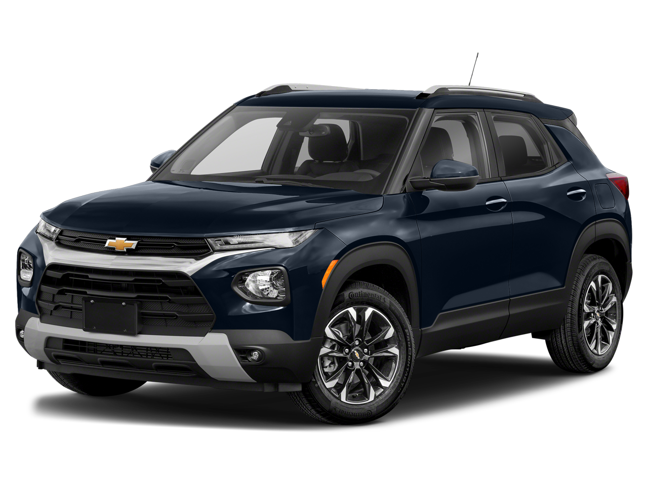 2021 Chevrolet Trailblazer LS in Midnight Blue Metallic — front three-quarter view