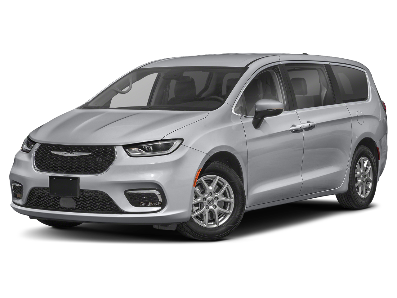 2024 Chrysler Pacifica Touring L in Black — front three-quarter view