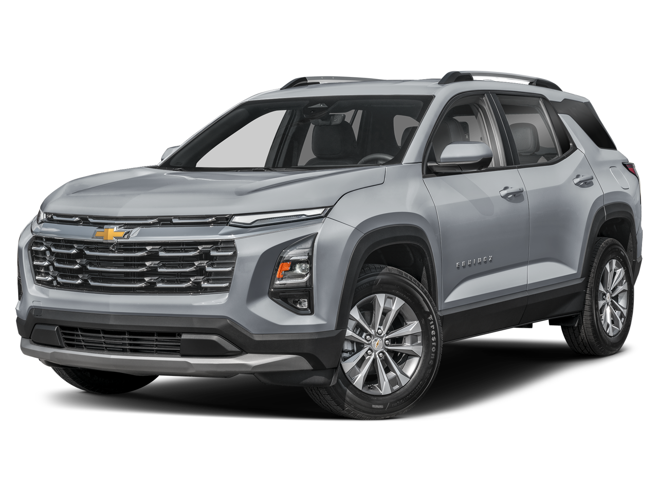 2025 Chevrolet Equinox LT in Sterling Gray Metallic — front three-quarter view