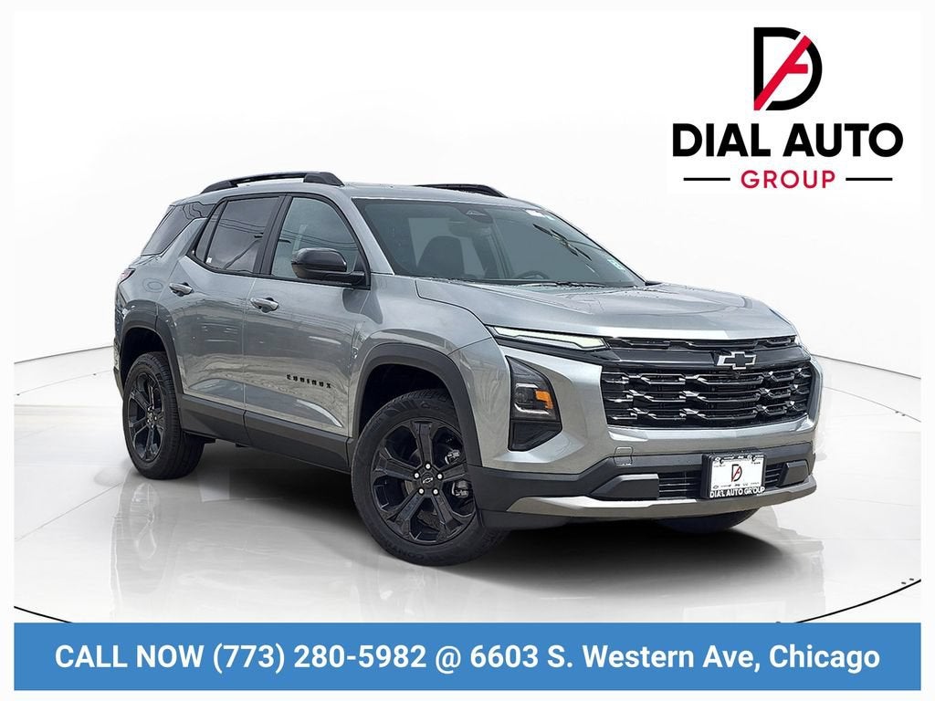 2026 Chevrolet Equinox LT in Sterling Gray Metallic — front three-quarter view