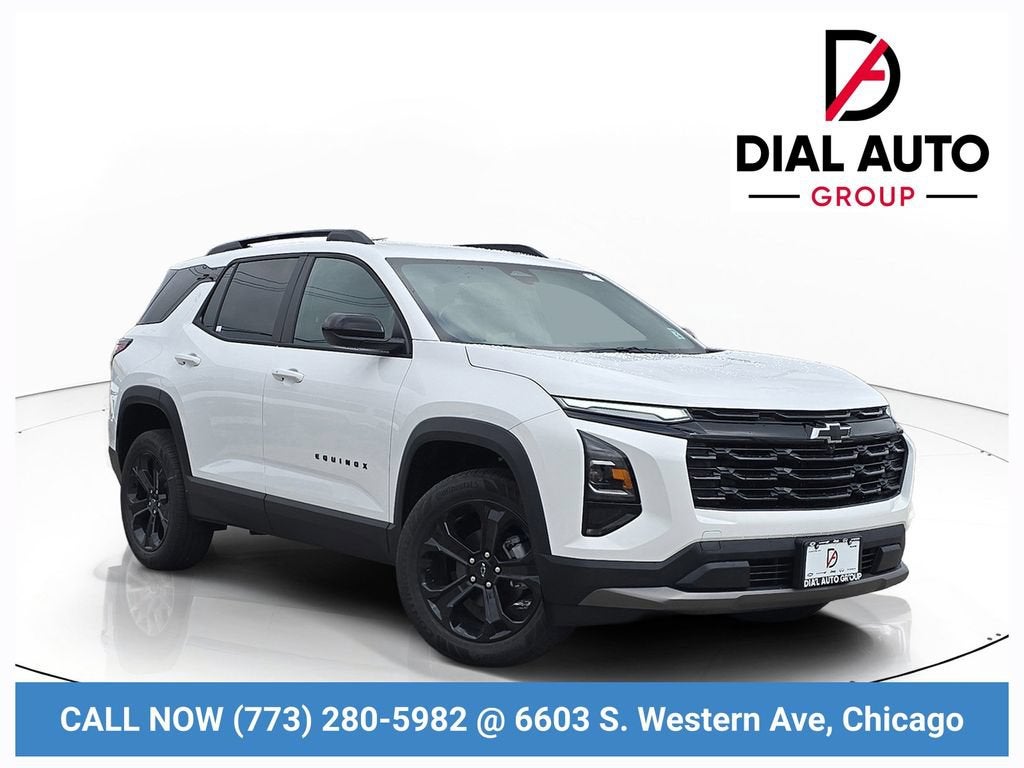 2026 Chevrolet Equinox LT in Summit White — front three-quarter view