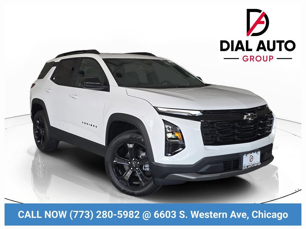 2026 Chevrolet Equinox LT in Summit White — front three-quarter view