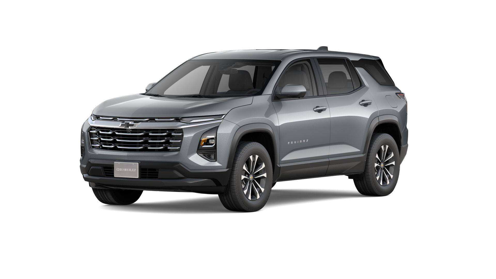 2026 Chevrolet Equinox LT in Sterling Gray Metallic — front three-quarter view