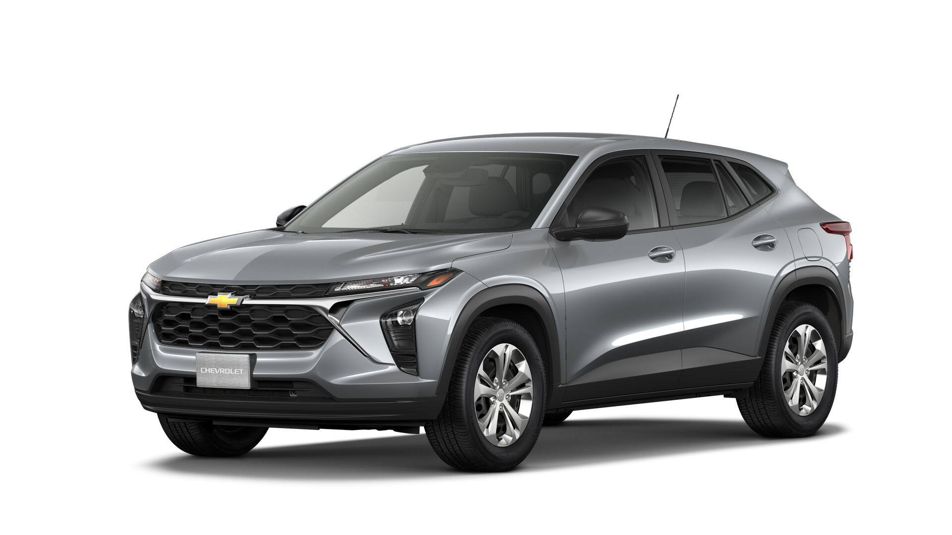 2026 Chevrolet Trax LS in Sterling Gray Metallic — front three-quarter view