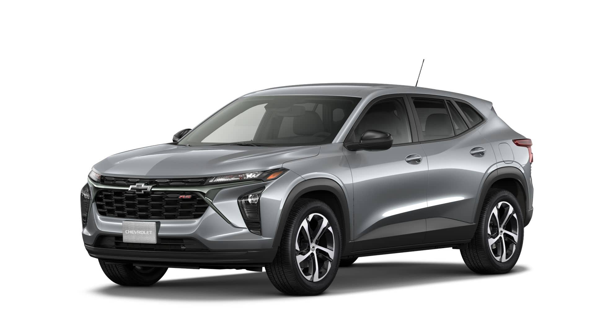 2026 Chevrolet Trax 1RS in Sterling Gray Metallic — front three-quarter view