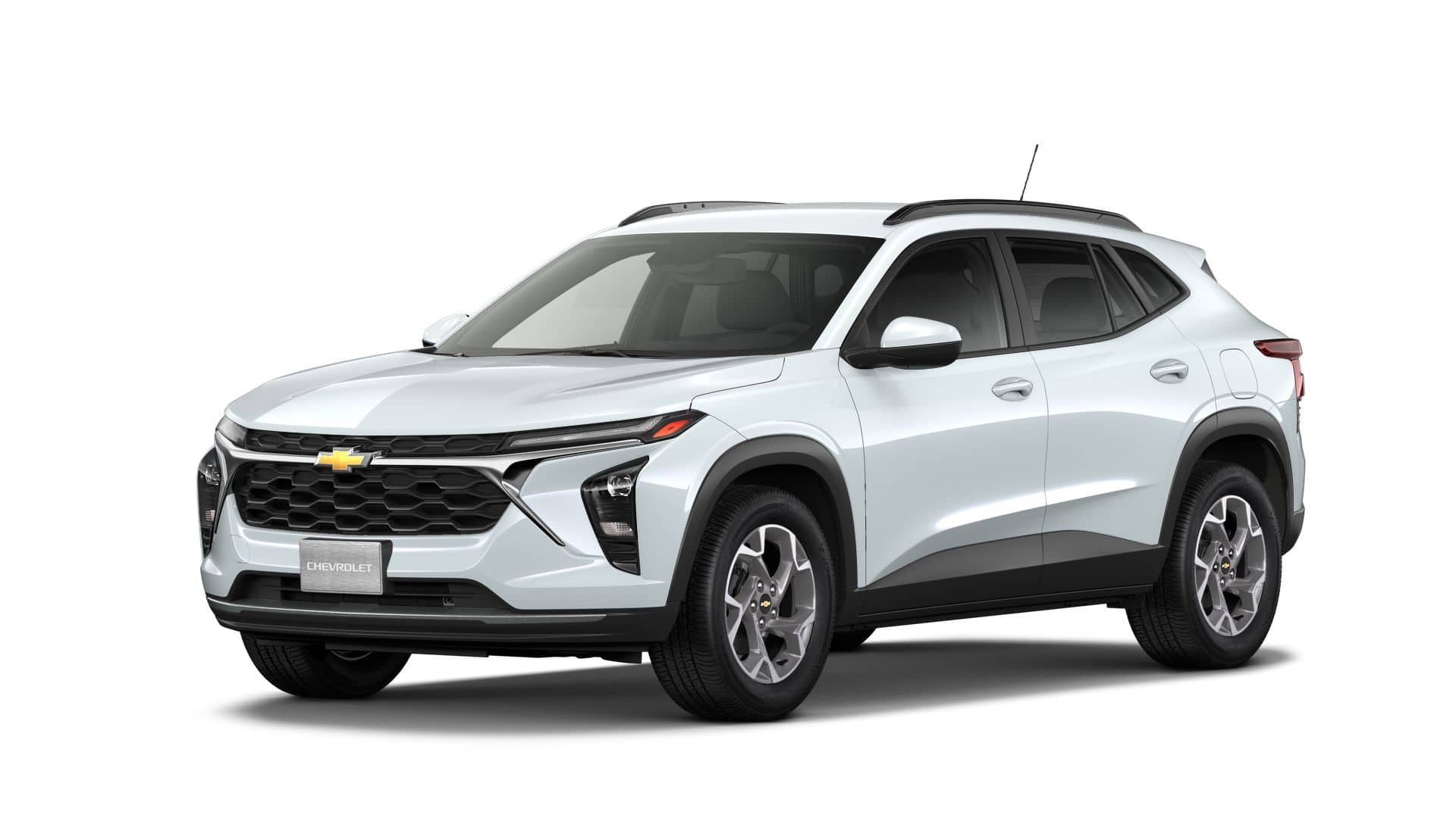 2026 Chevrolet Trax LT in Summit White — front three-quarter view