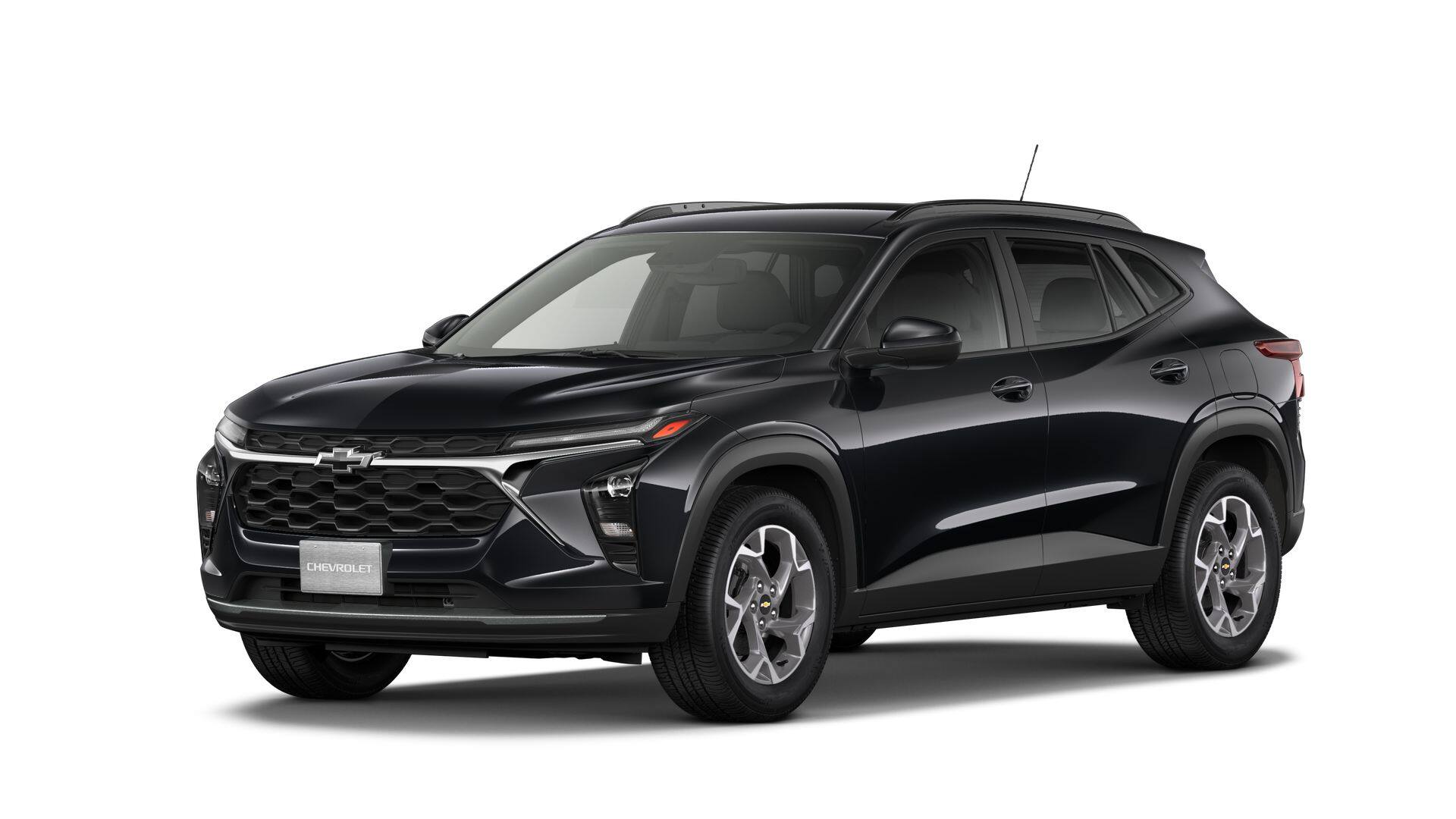 2026 Chevrolet Trax LT in Mosaic Black Metallic — front three-quarter view