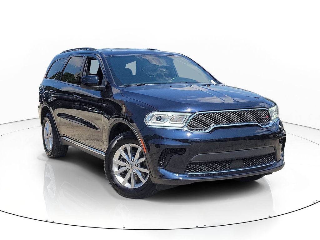 2024 Dodge Durango SXT Plus in Night Moves — front three-quarter view