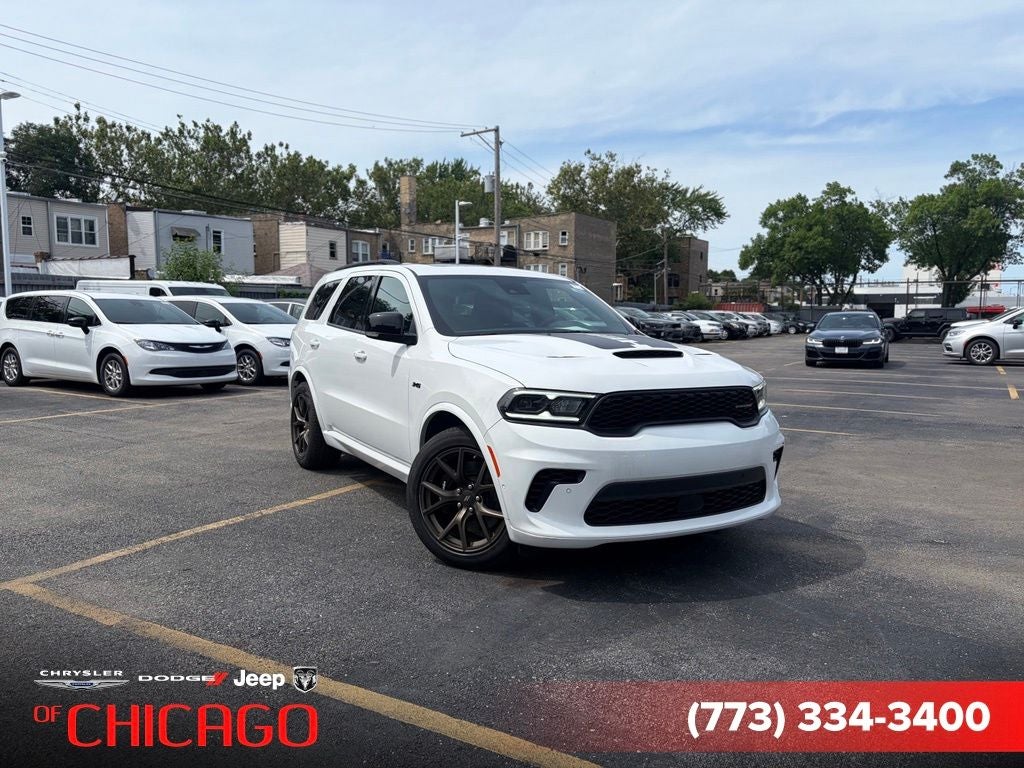 2025 Dodge Durango R/T 20th Anniversary Premium in White Knuckle Clearcoat — front three-quarter view