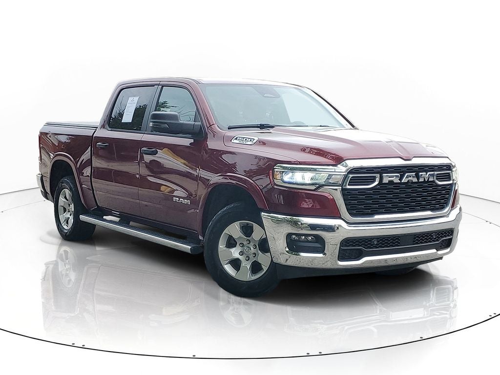 2025 RAM 1500 Big Horn/Lone Star in Delmonico Red Pearlcoat — front three-quarter view