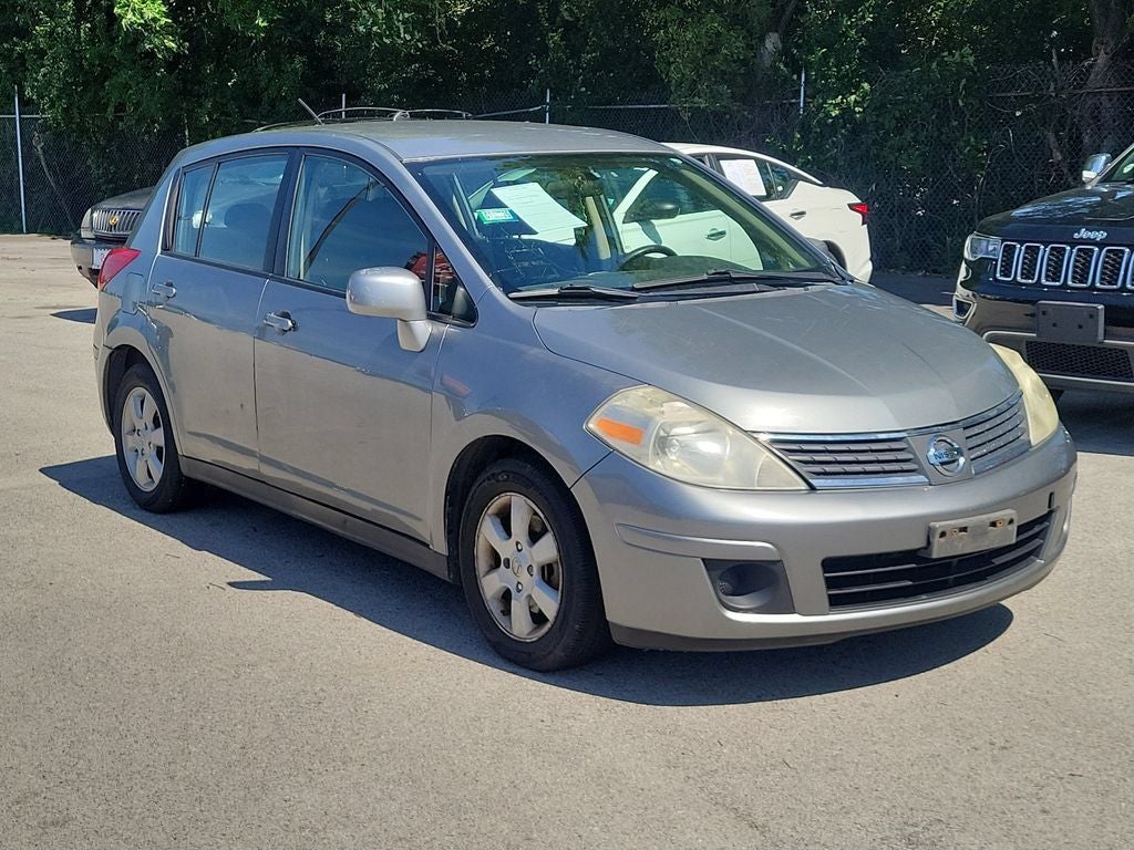2007 Nissan Versa 1.8 SL in Magnetic Gray Metallic — front three-quarter view