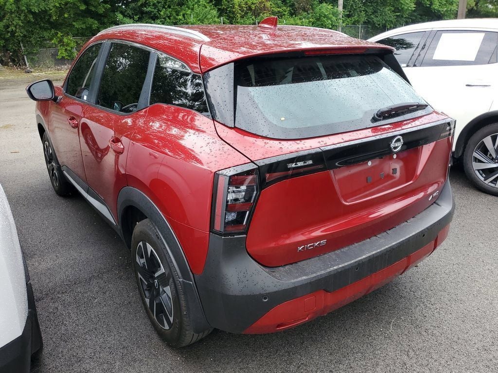 2025 Nissan Kicks — rear three-quarter view