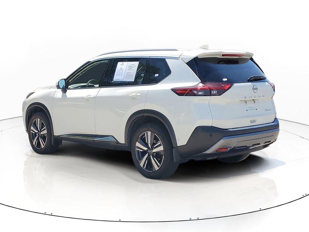 2023 Nissan Rogue — rear three-quarter view
