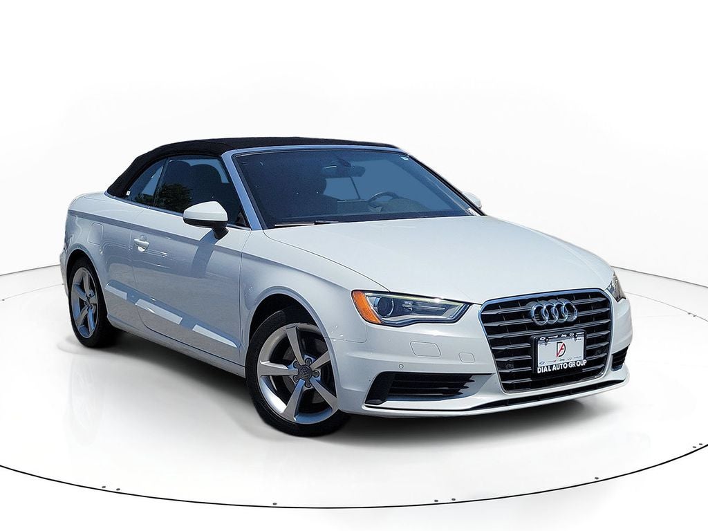 2015 Audi A3 1.8T Premium in Black Metallic — front three-quarter view